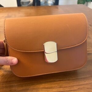 Sezane Milo Mini Classic Bag Smooth Honey - Size TU